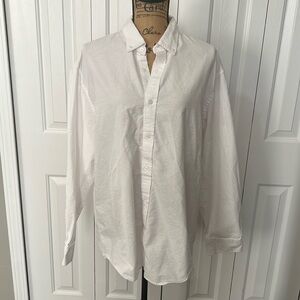 Bundle of 2 Amazon Essentials Regular Fit White Cotton Dress Shirts
